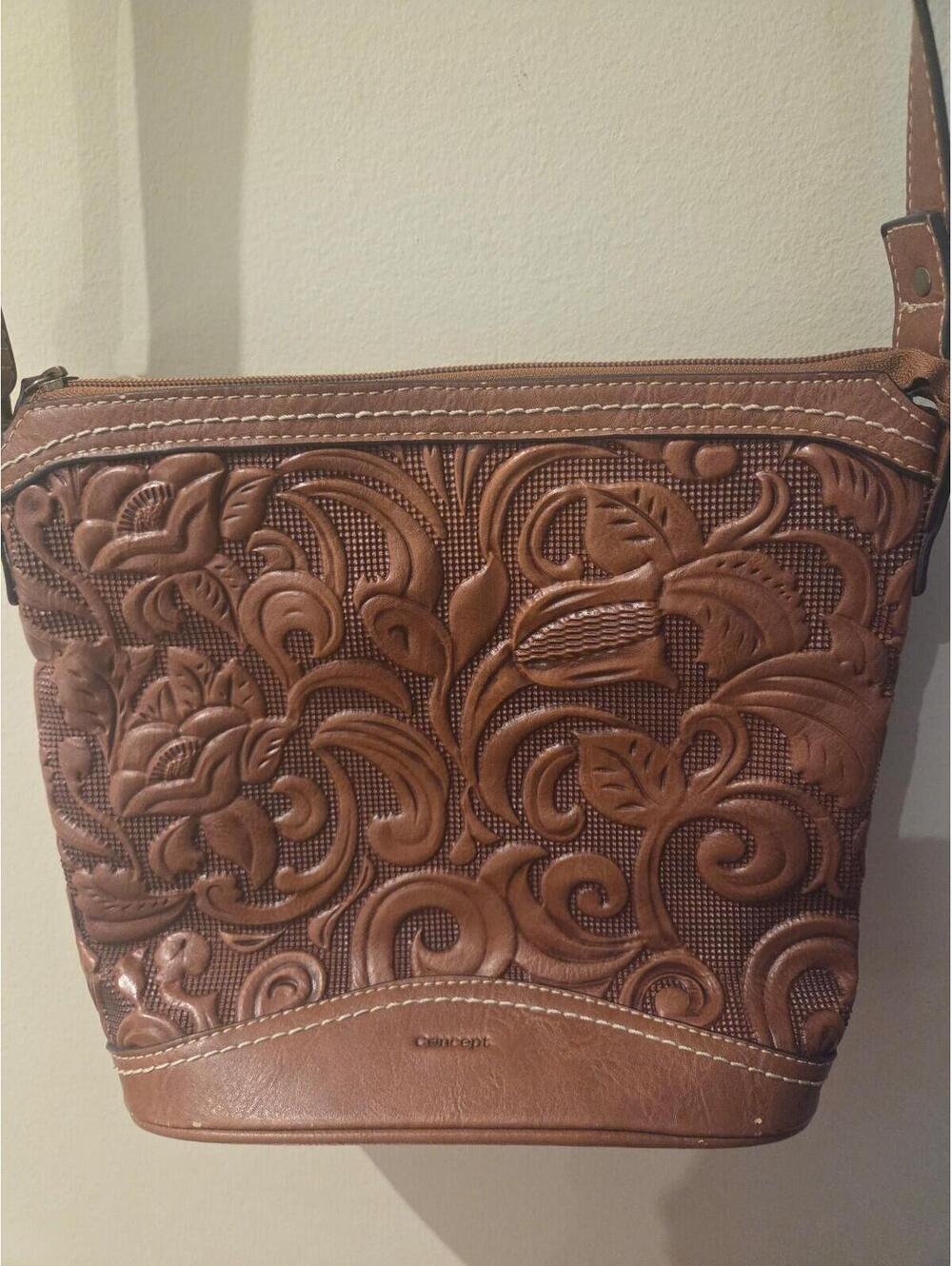 Concept Crossbody Floral Faux Leather Purse